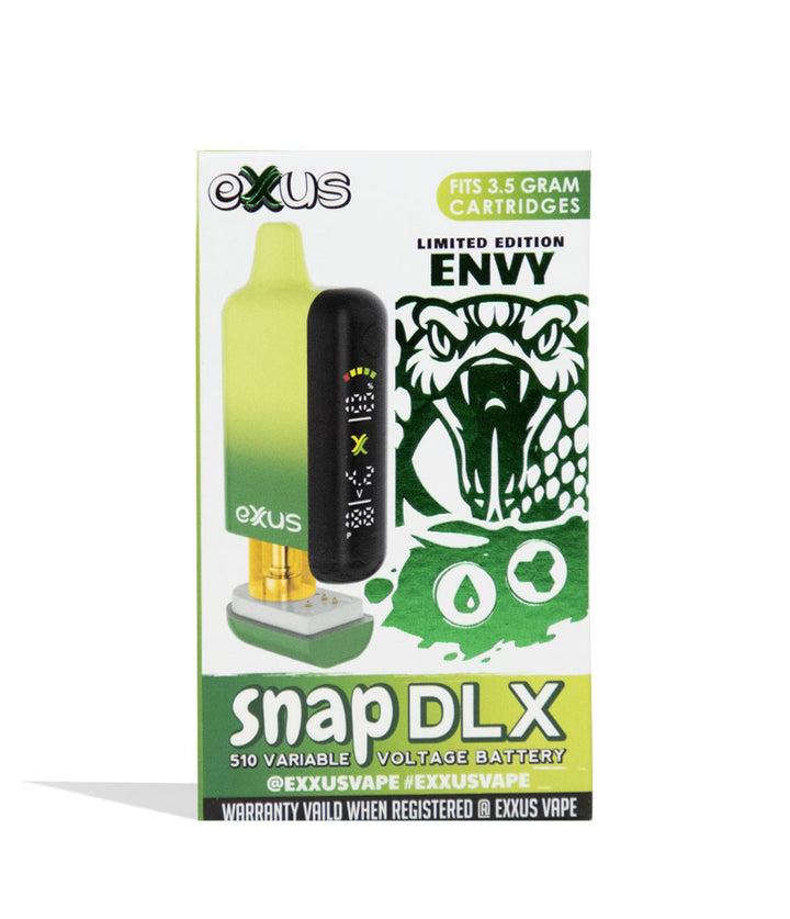 Envy Exxus Vape Snap DLX 510 Voltage Battery box on white background