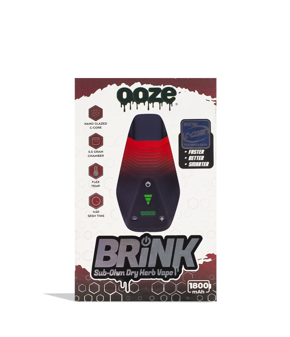 Midnight Sun Ooze Brink Dry Herb Vaporizer Packaging Front View on White Background