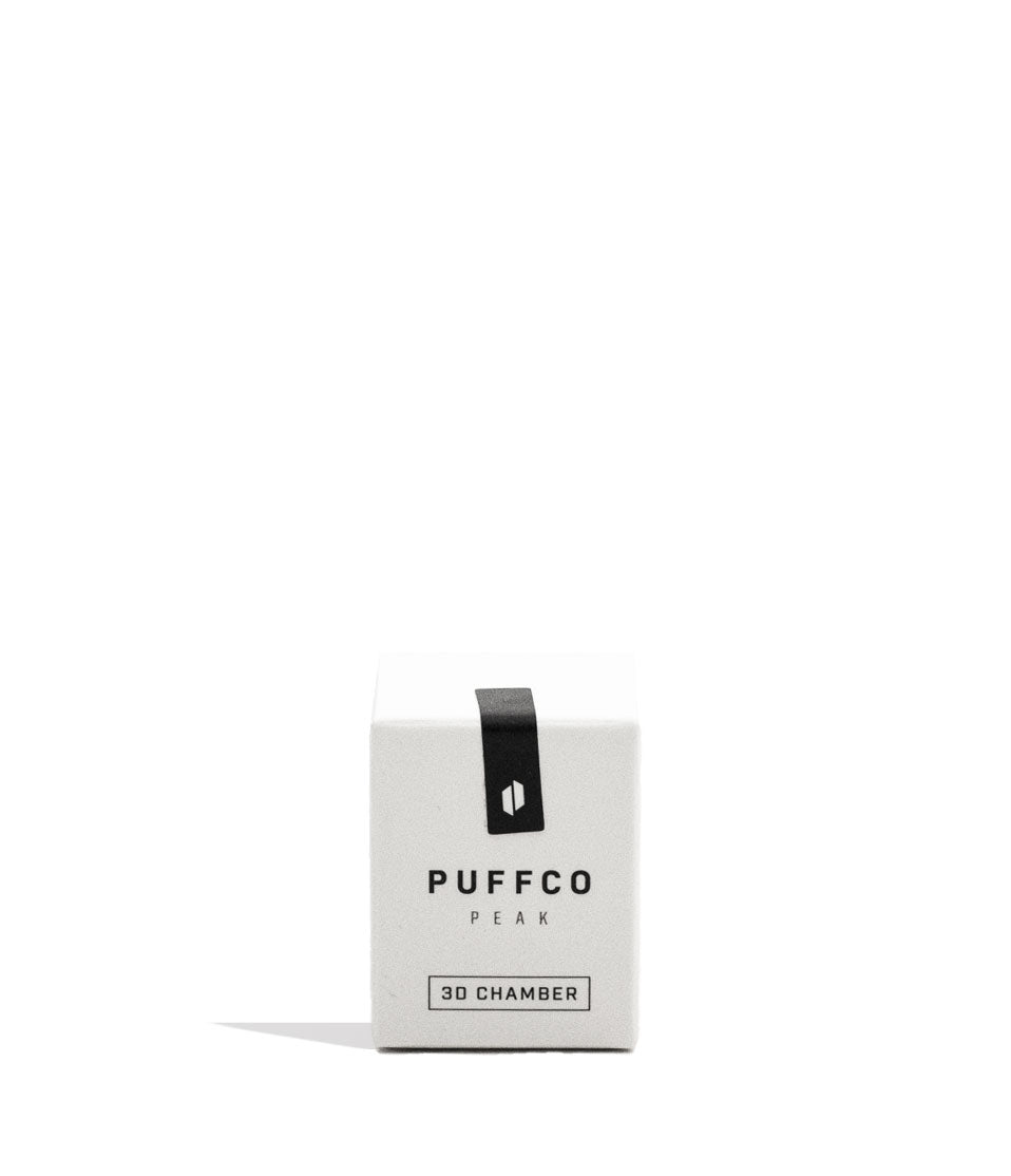 Puffco New Peak 3D Chamber Packaging Front View on White Background