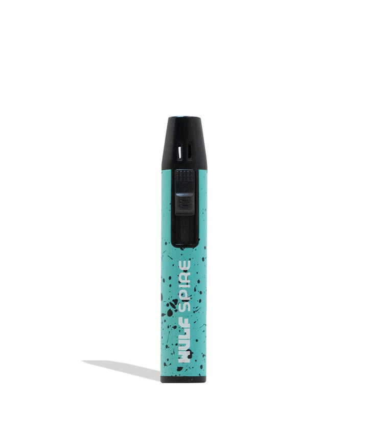 Wulf Mods Spire Pen Torch Teal black spatter on white background