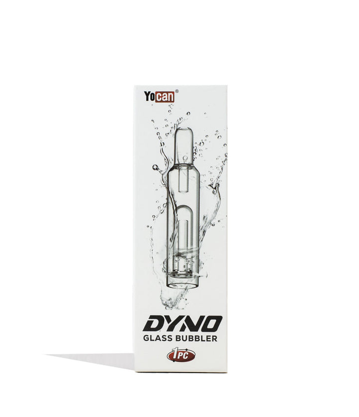 Yocan Dyno Replacement Glass Packaging Front View on White Background